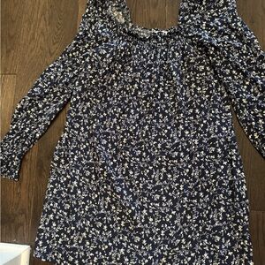 Floral Navy reformation Dress
